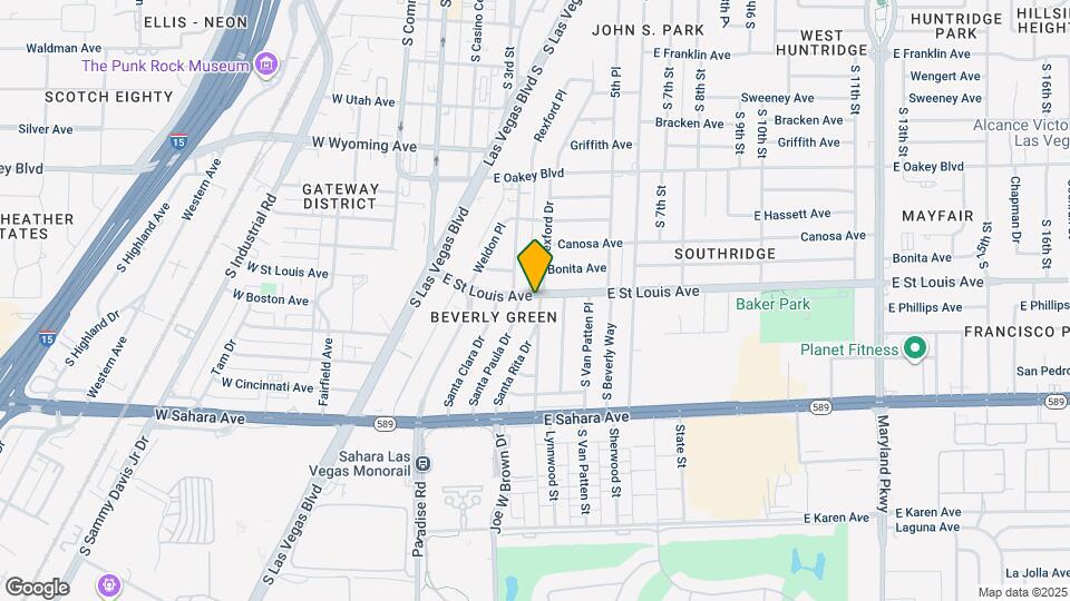 540 E Saint Louis Ave Map and Location Details