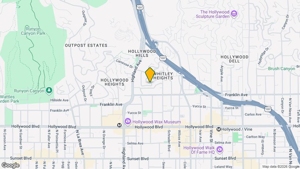 6650 Whitley Terrace Map and Location Details