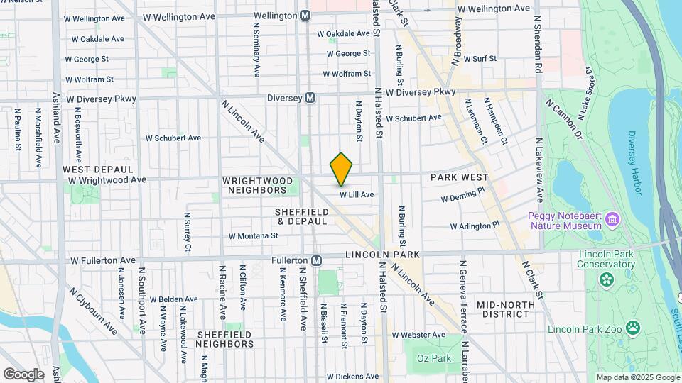 860-862 W Lill Ave Map and Location Details