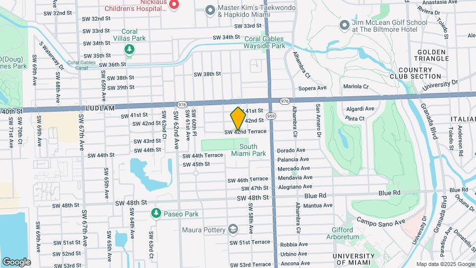 5840 SW 42nd Terrace Mapa y Detalles de la Ubicación