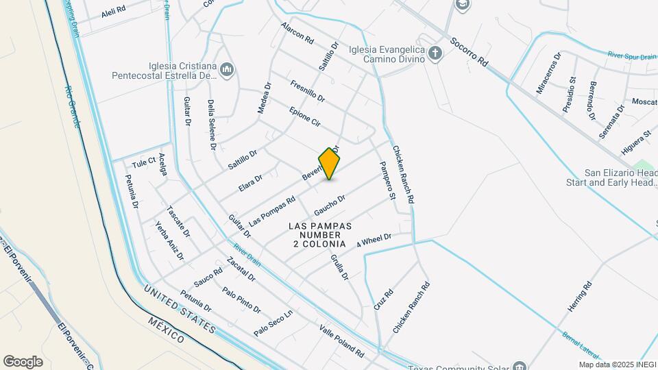 1260 Las Pompas Rd Map and Location Details