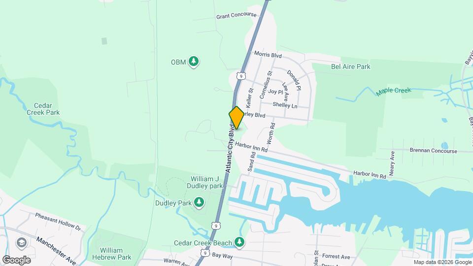 1023 Atlantic City Blvd Map and Location Details