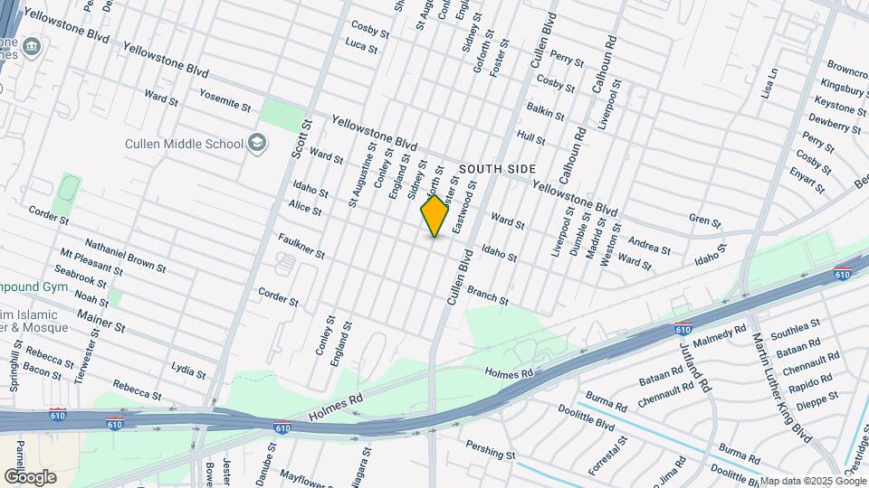 6951 Foster St Map and Location Details