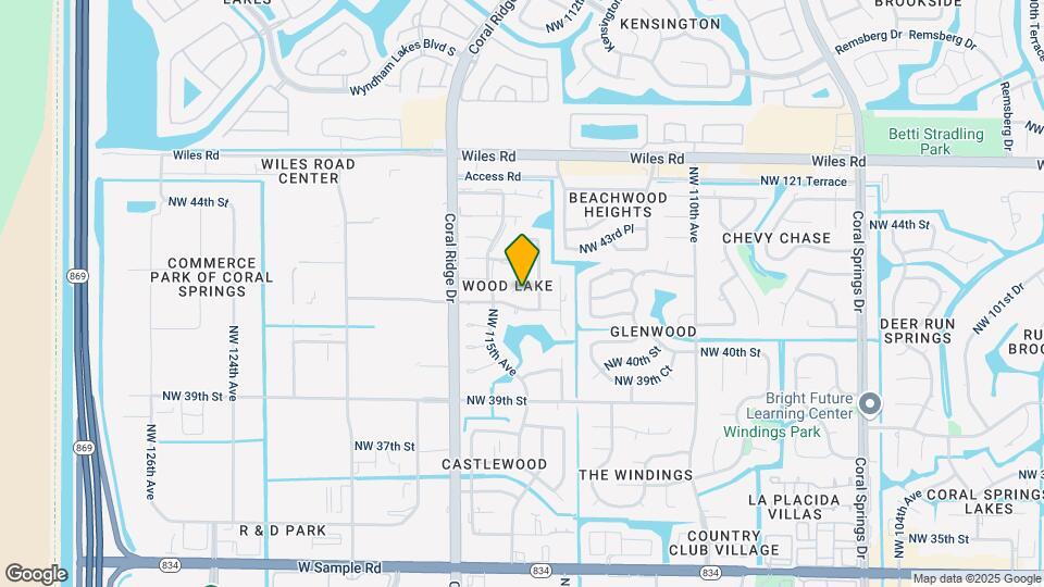 11440 NW 42nd Pl Map and Location Details