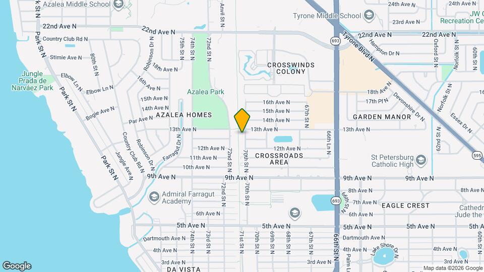 1260 70th St N Map and Location Details