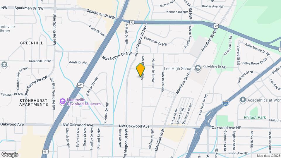 2415 Virginia Blvd NW Map and Location Details