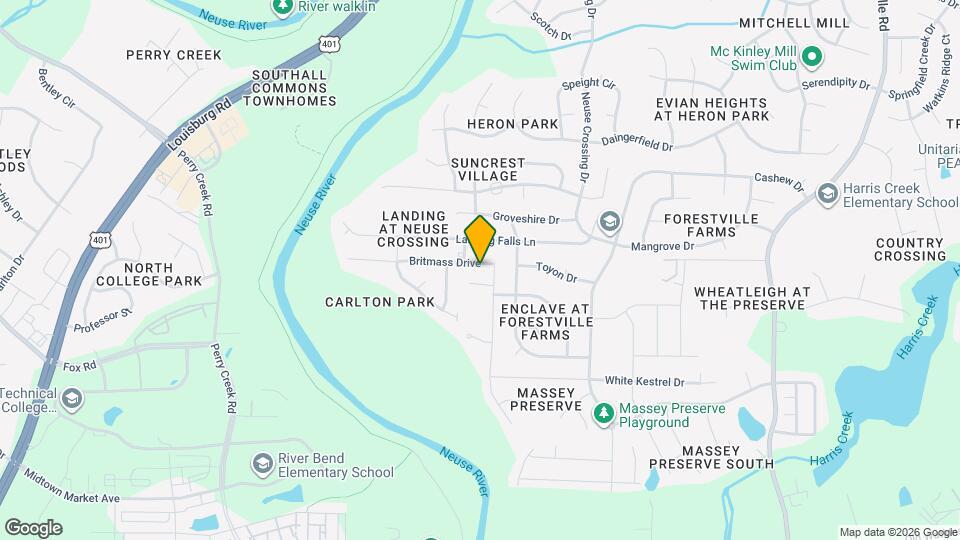 3218 Britmass Drive Map and Location Details