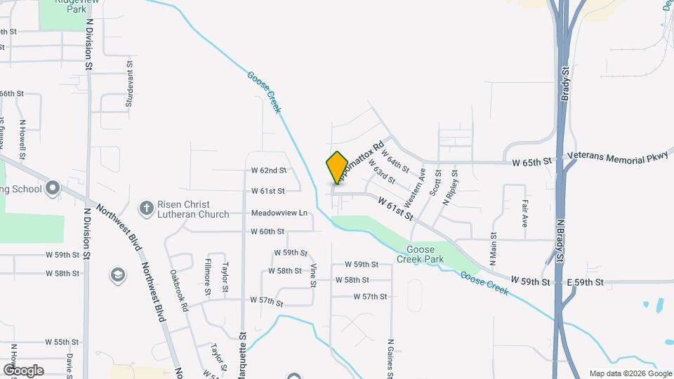 6107 Appomattox Rd Mapa y Detalles de la Ubicación