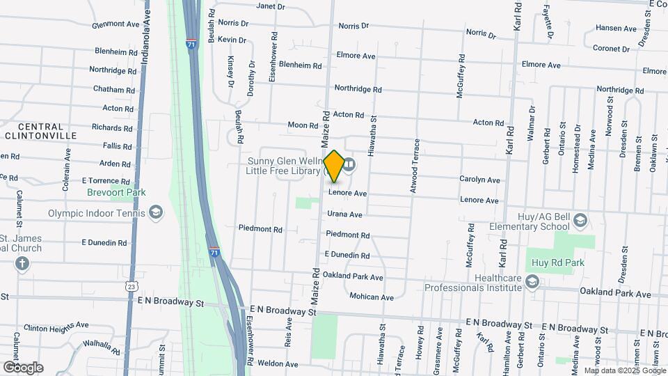 990 Lenore Ave Map and Location Details
