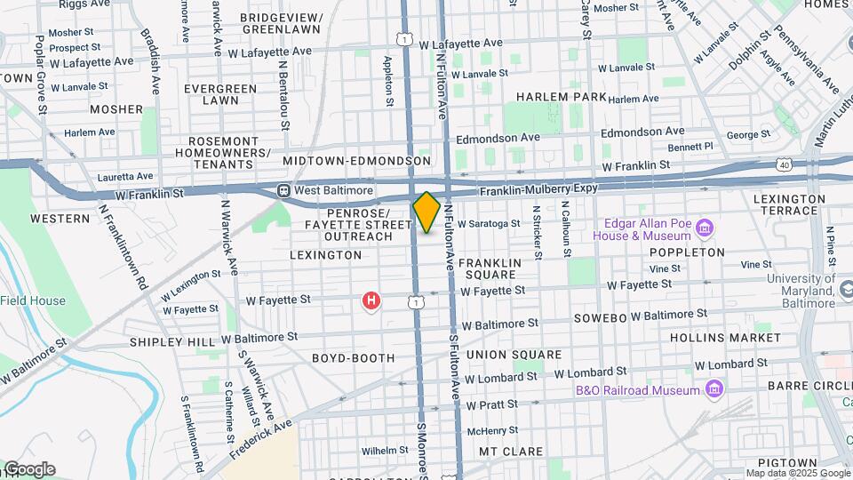 1826 Penrose Ave Map and Location Details