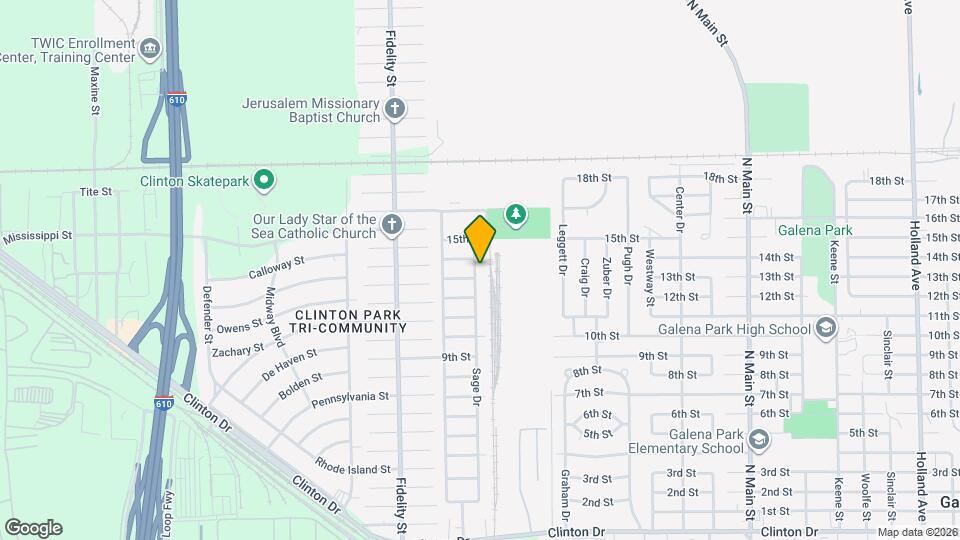 1304 Sage Dr Map and Location Details