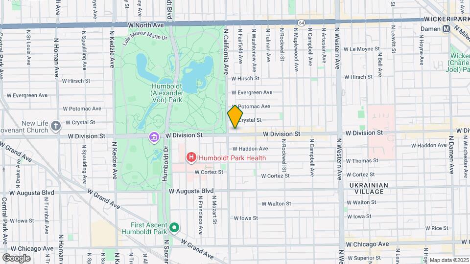 2744 W Division St, Unit 4F Map and Location Details