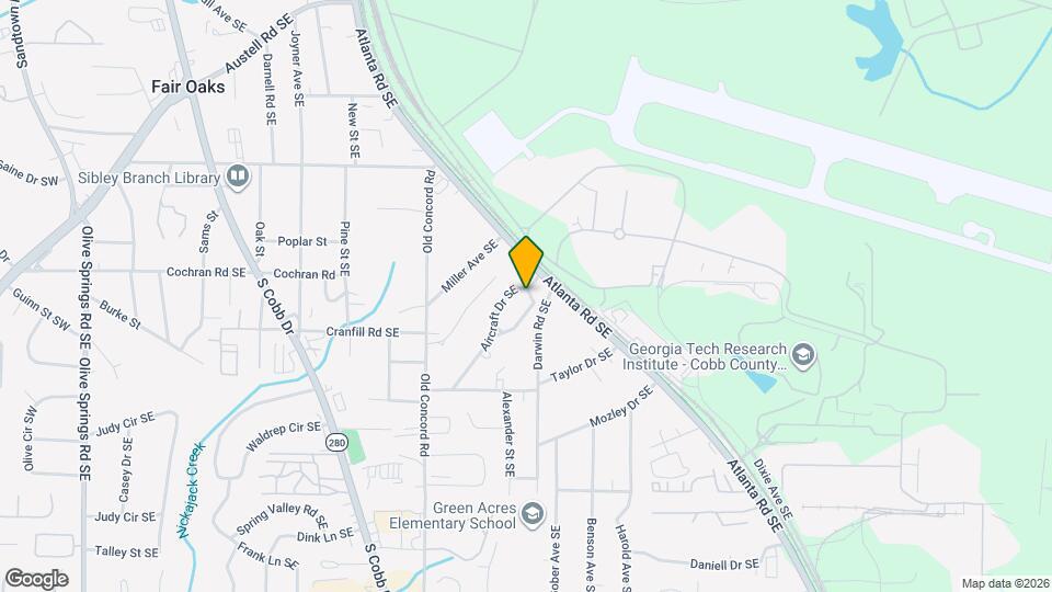 1678 Aircraft Dr SE Map and Location Details