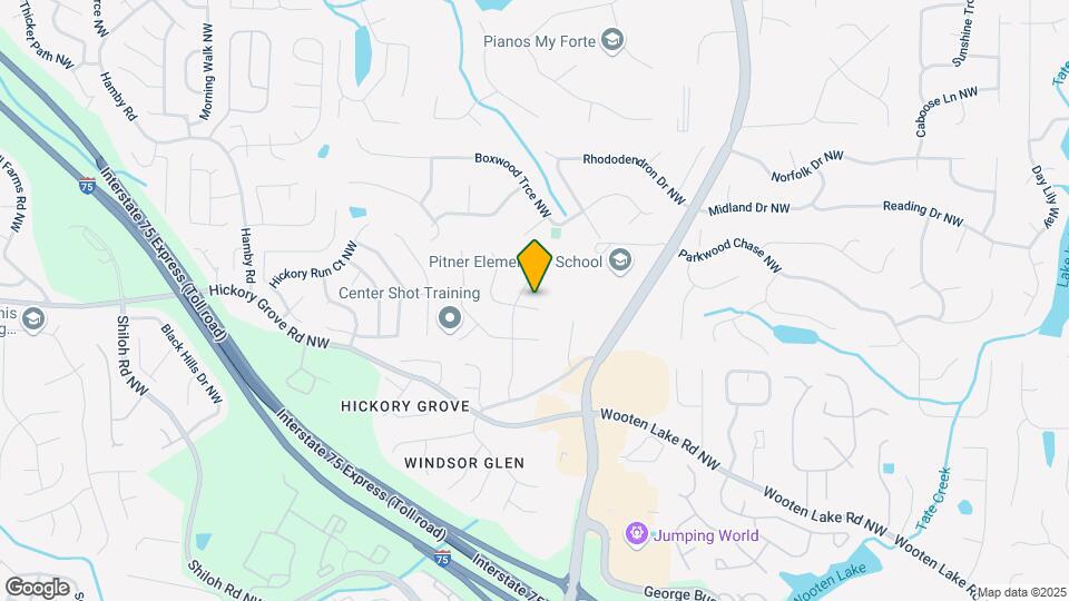 1726 Hickory Grove Way NW Map and Location Details