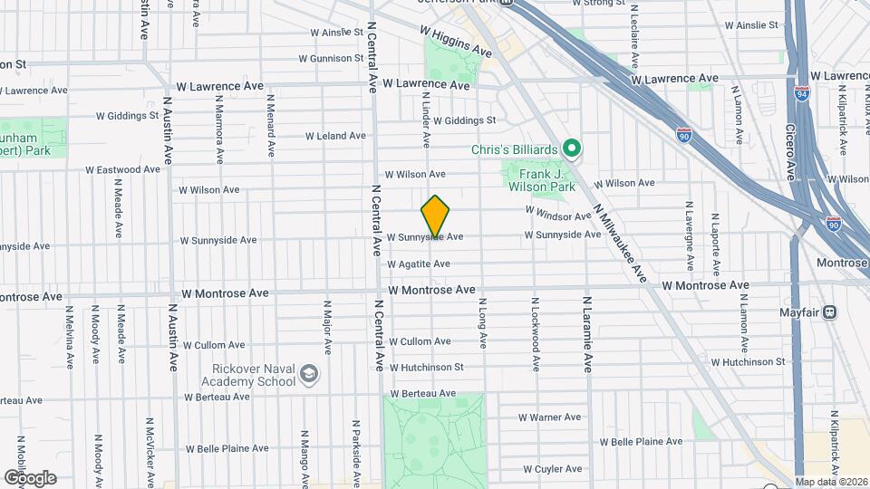 5455 W Sunnyside Ave Mapa y Detalles de la Ubicación