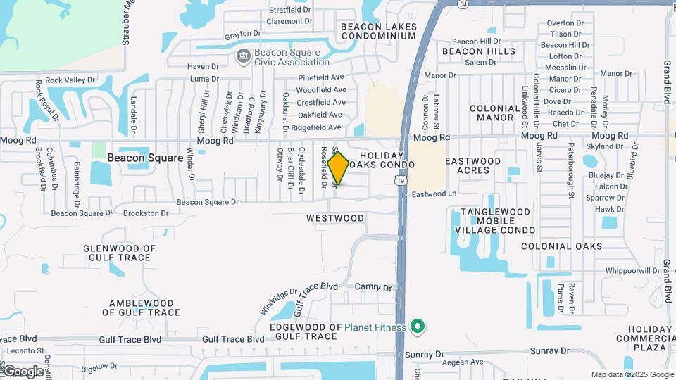 4242 Oak Bluff Ave Map and Location Details