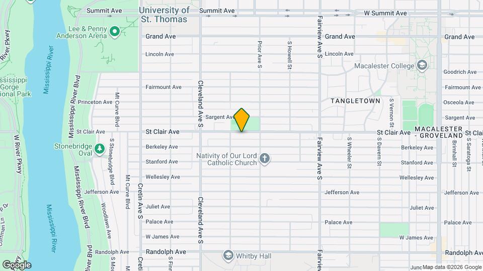 1978 Saint Clair Ave, Unit #1 Lower Map and Location Details