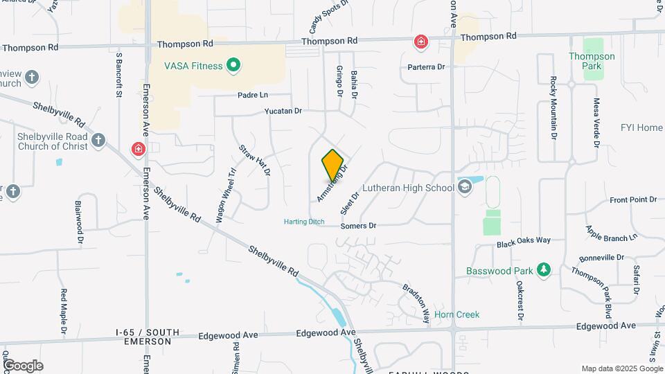 5507 Armstrong Dr Map and Location Details
