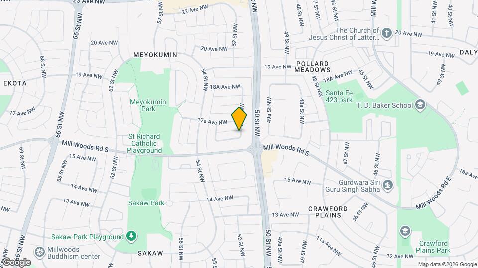 1712-1751 51 St NW Map and Location Details