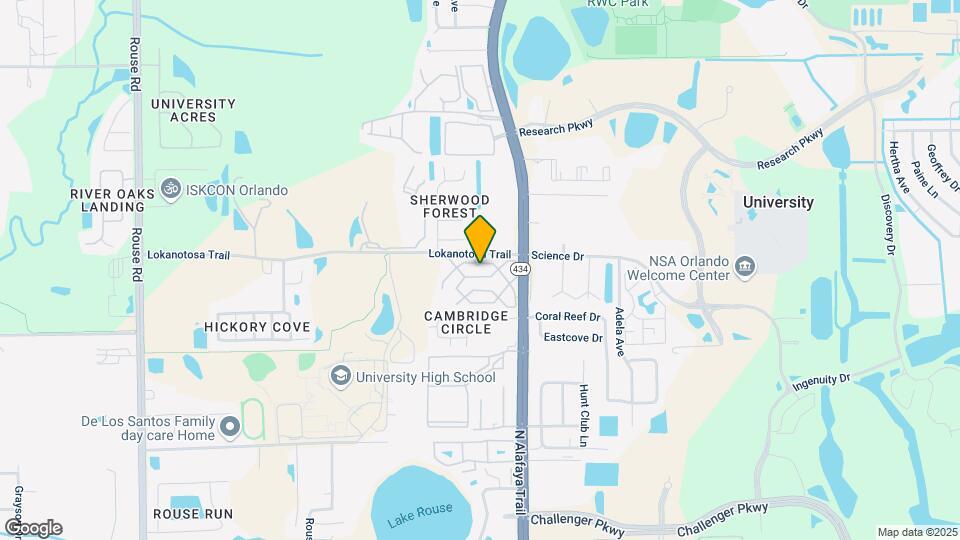 Campus Crossings on Alafaya Mapa y Detalles de la Ubicación
