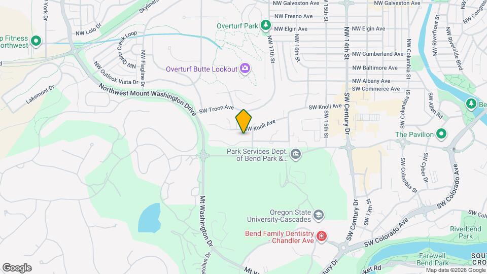 1828 SW Forest Ridge Ave Map and Location Details