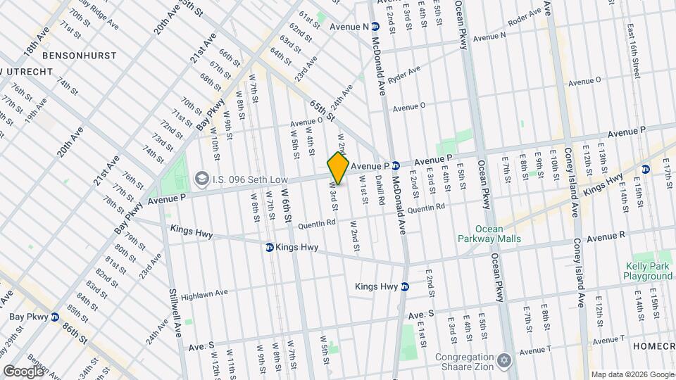 1627 W 3rd St Mapa y Detalles de la Ubicación