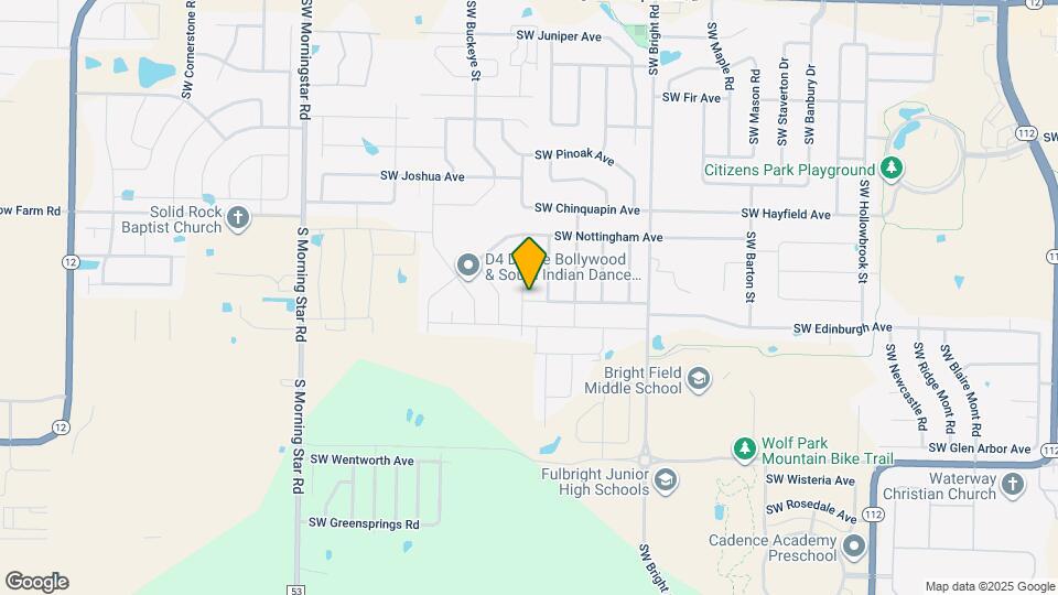 4613 SW Birmingham St Map and Location Details