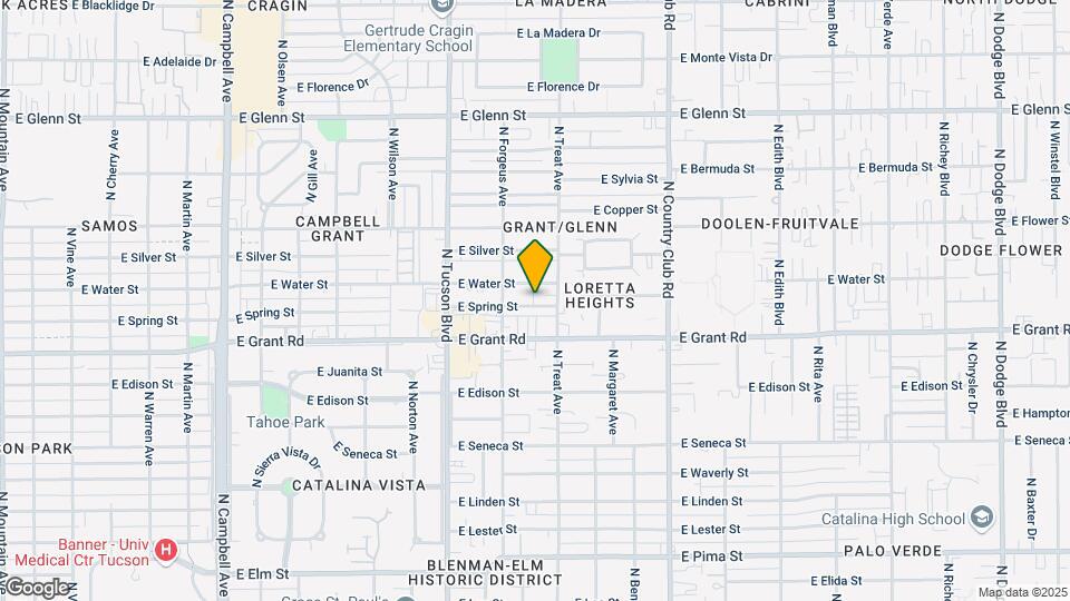 2709 E Spring St Map and Location Details