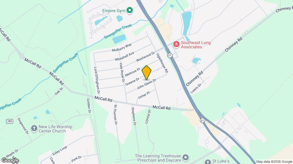 122 John Glenn Dr Map and Location Details