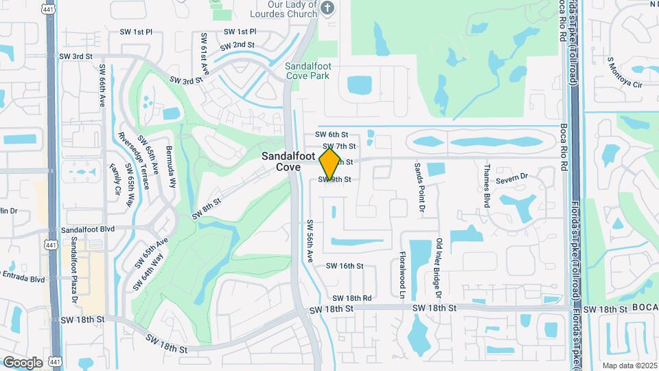 22746 SW 55th Way Map and Location Details