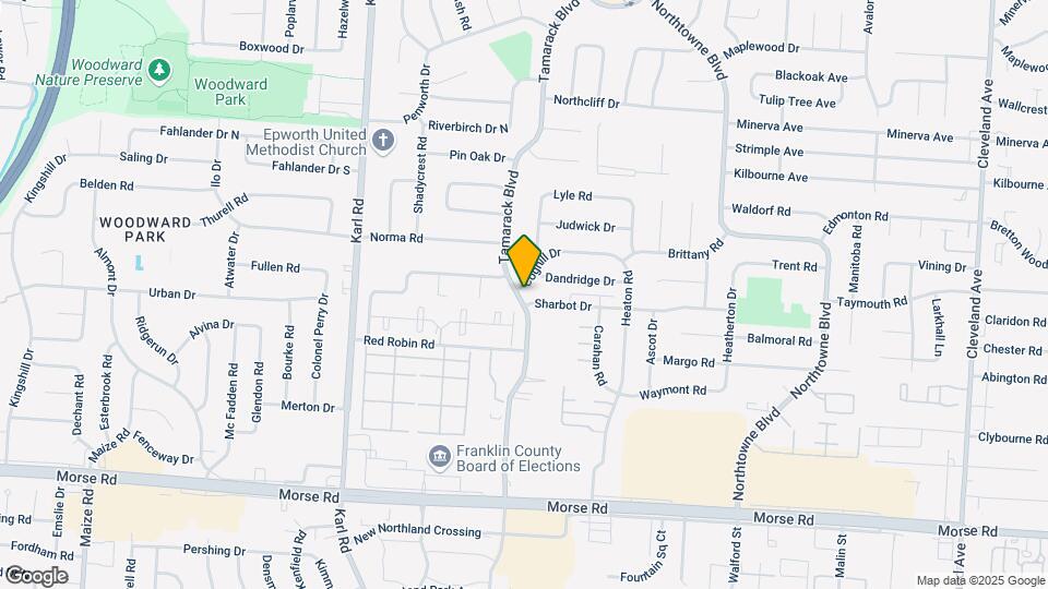 4842-4844 Tamarack Blvd Mapa y Detalles de la Ubicación