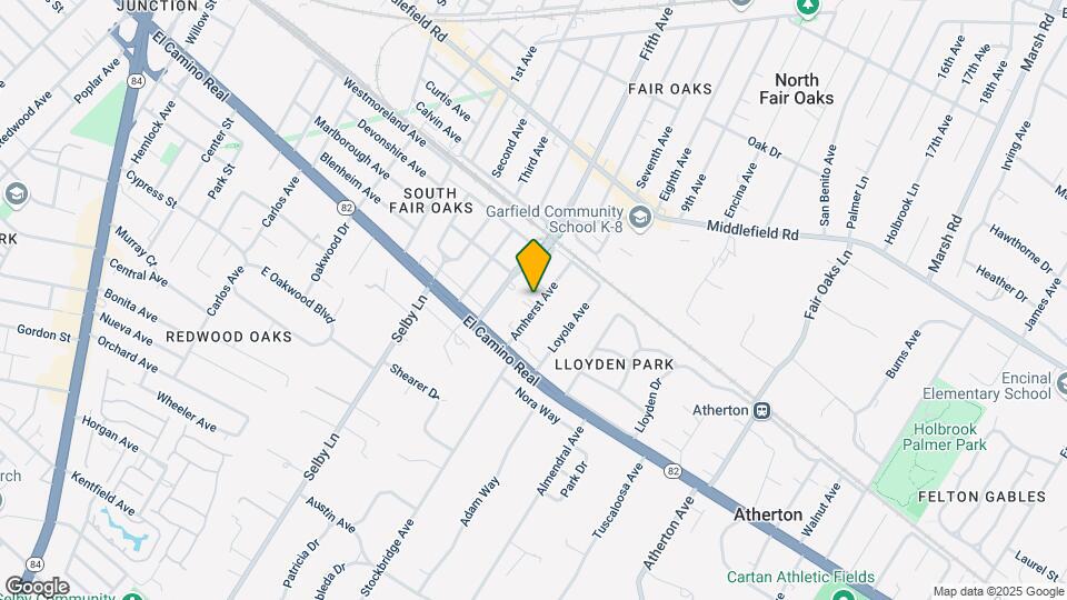 93 Amherst Ave Map and Location Details