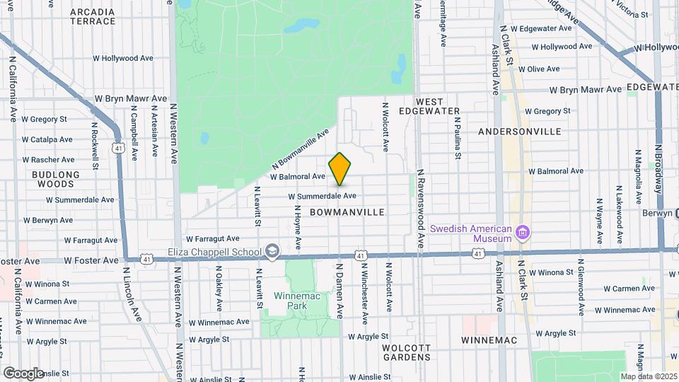 5339 N Damen Ave Map and Location Details