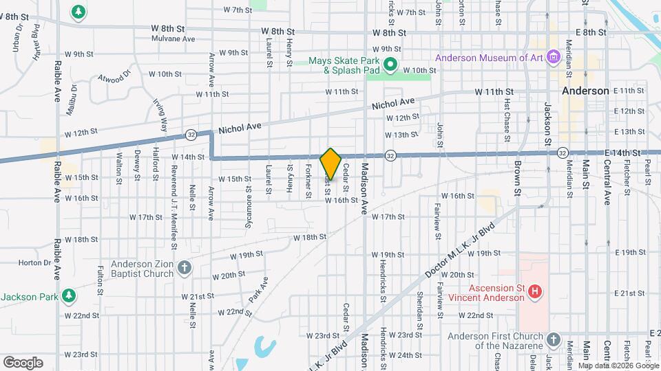 1512 Locust St Map and Location Details