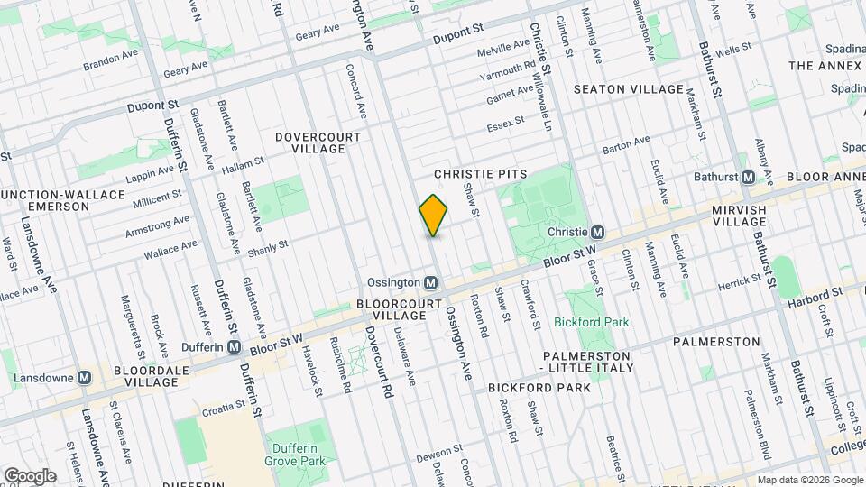 797 Ossington Ave Map and Location Details