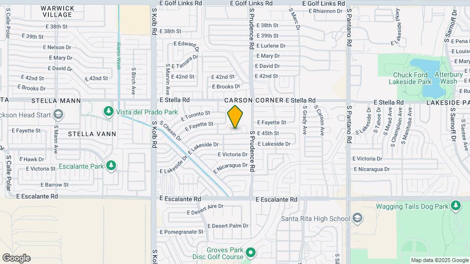 7429 E 45th St Map and Location Details