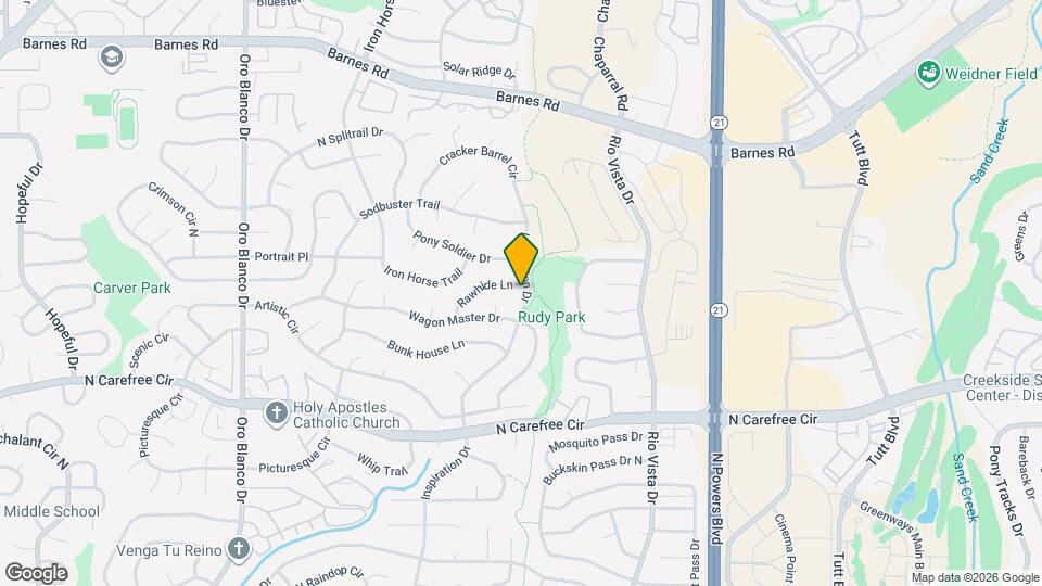 3940 Inspiration Dr Map and Location Details