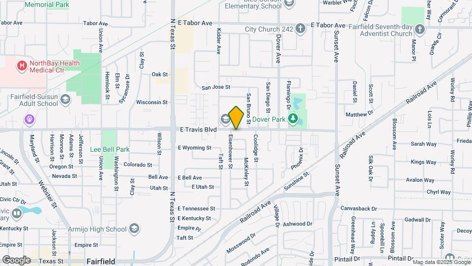 507 E Travis Blvd Map and Location Details
