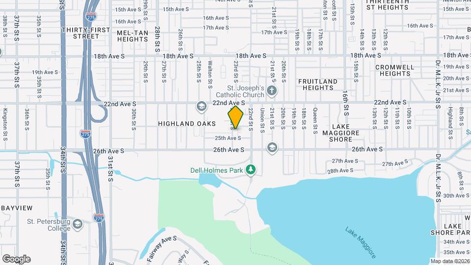 2422 23rd St S Map and Location Details