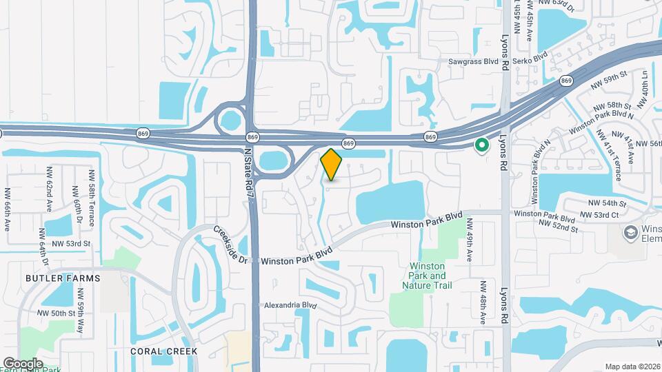 5365 NW 54th St Map and Location Details