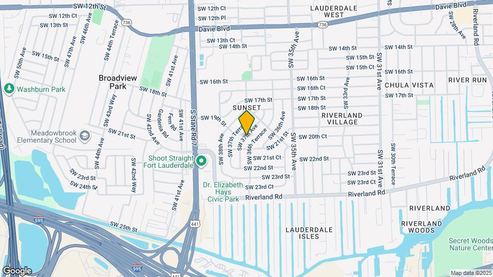 2048 SW 37th Ave Map and Location Details