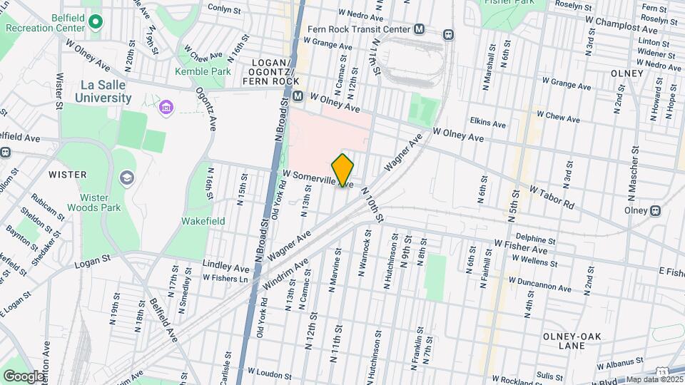 5324 N Marvine St Map and Location Details