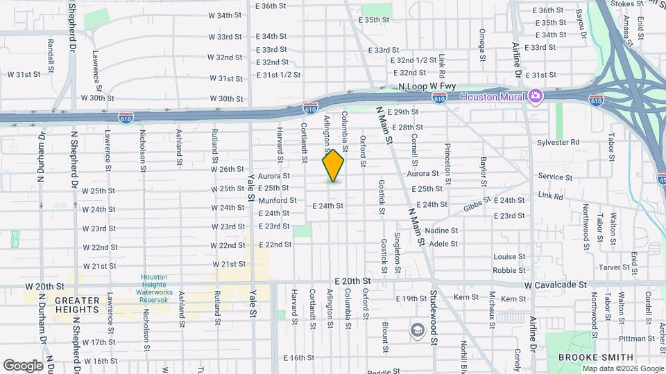 403 E 25th St Map and Location Details