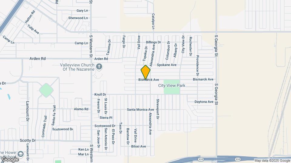 3505 Bismarck Ave Map and Location Details