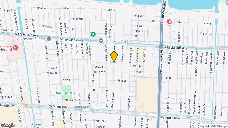 4101 Hessmer Ave Map and Location Details