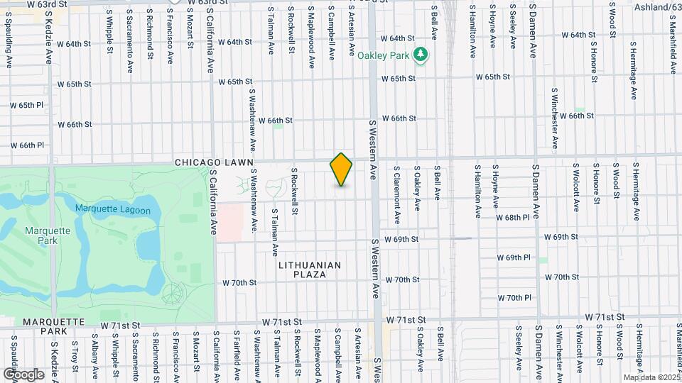 6751 S Campbell Ave Map and Location Details