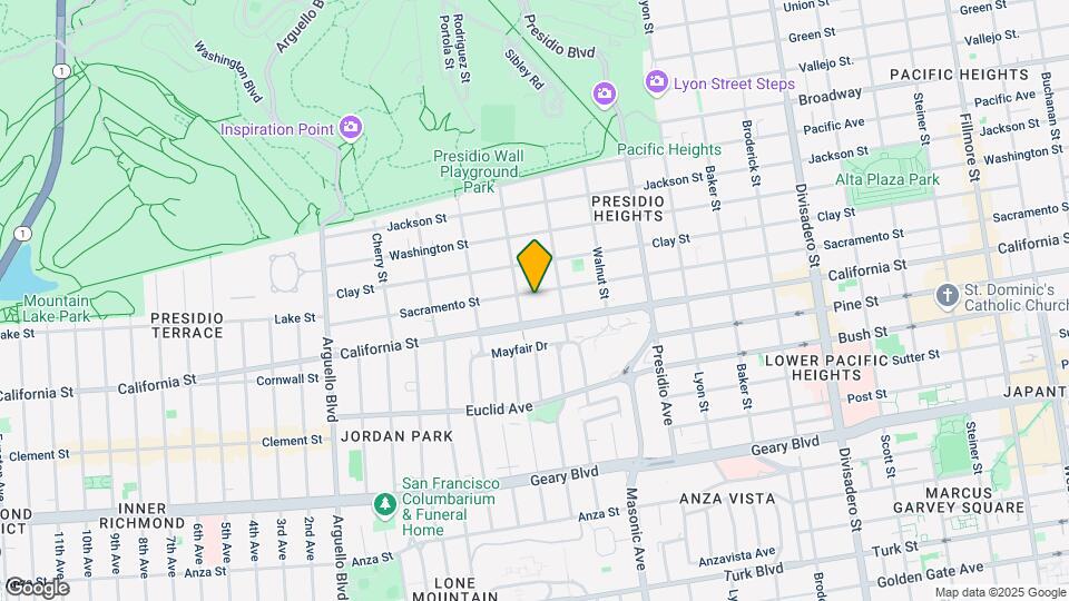 3561 Sacramento St Mapa y Detalles de la Ubicación