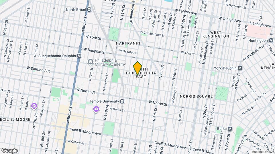 2155 N Darien St Mapa y Detalles de la Ubicación