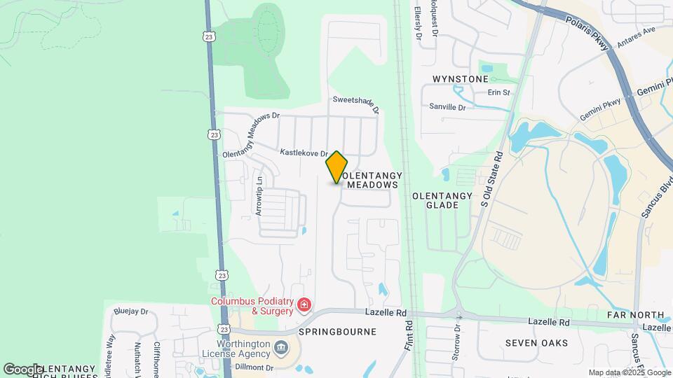 8735 Olenbrook Dr Map and Location Details