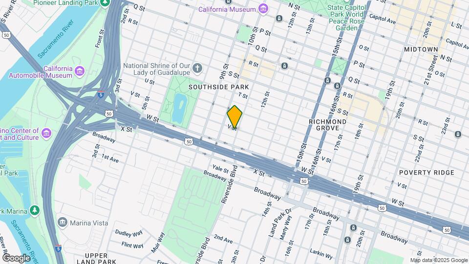 1030 V St Map and Location Details